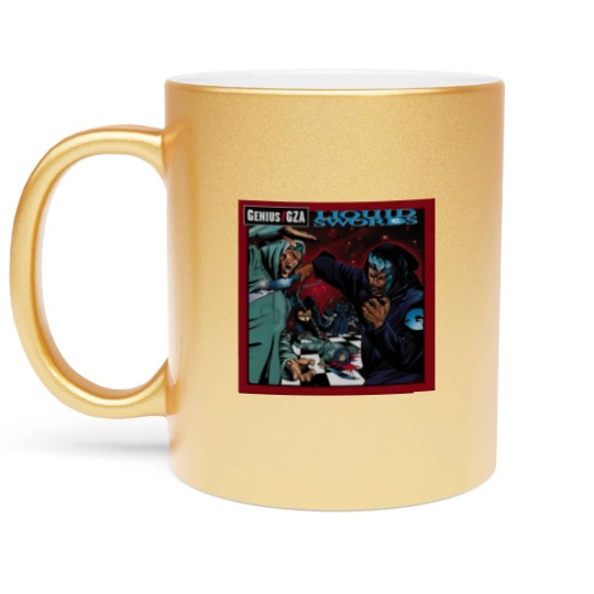 Discover Vintage Genius GZA liquid swords hip hop RETRO Metallic Mugs