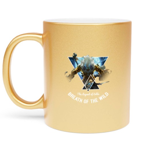 Discover The Legend Of Zelda: Breath Of The Wild Triangle Portrait Pullover Metallic Mugs