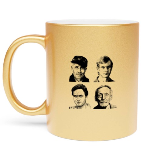 Discover American Serial Killer - Ted Bundy - Metallic Mugs