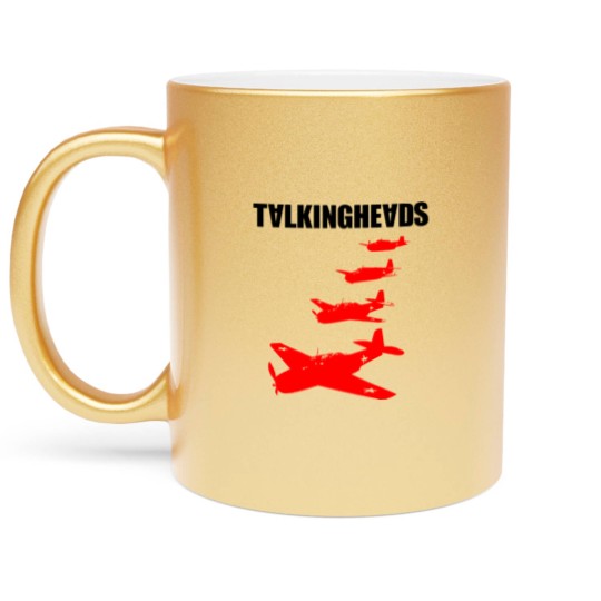 Discover Talking Heads Metallic Mugs