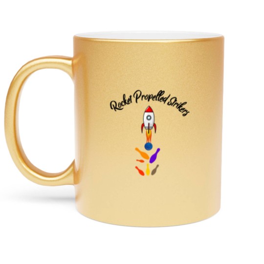 Discover Rocketed propelled strikers Bowling Metallic Mugs Metallic Mugs