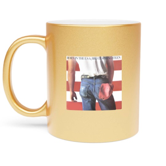 Discover Bruce Springsteen Born In The USA Rock Metallic Mugs Metallic Mugs