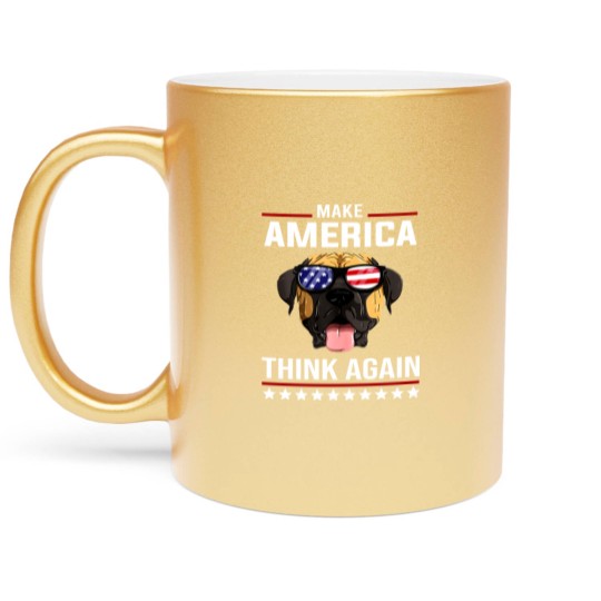 Discover Make America Think Again - Make America Think Again - Metallic Mugs