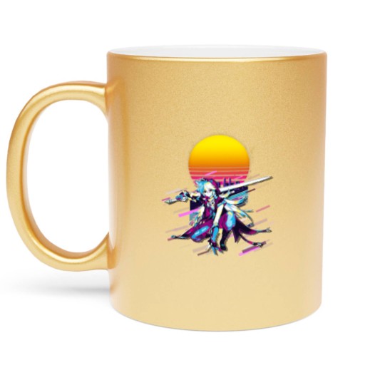 Discover Razor Genshin Impact 80s Retro Online Game Metallic Mugs