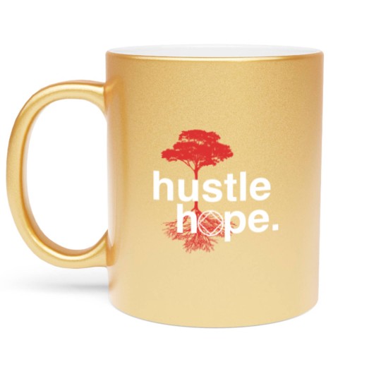Discover Hustle Hope NA Symbol Narcotics Anonymous NA Gifts Metallic Mugs Metallic Mugs