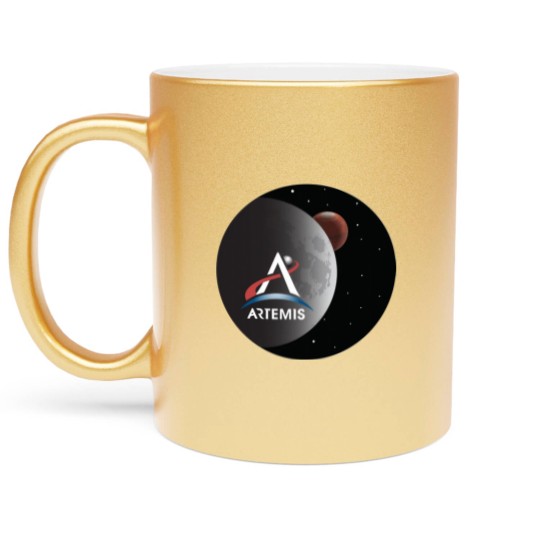 Discover Artemis Mission - Artemis - Metallic Mugs