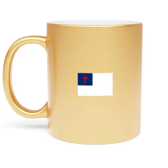 Discover Christian Flag Metallic Mugs