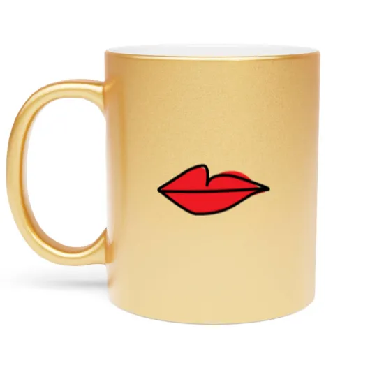 Discover Red Lips As Seen On Villanelle - Killing Eve S2 - Killing Eve - Metallic Mugs