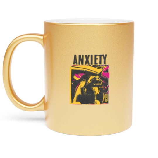 Discover anxiety by psycho99 - Anxiety - Metallic Mugs
