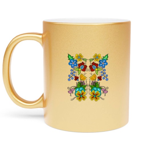 Discover Ojibwe Floral Metallic Mugs