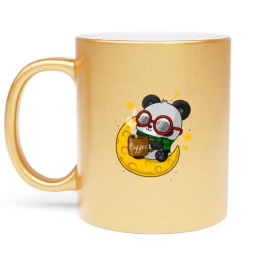Discover Coffee Panda Metallic Mugs