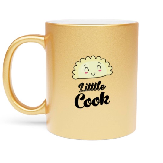 Discover Little cook future cook Mom cook Dad cook Baby Metallic Mugs