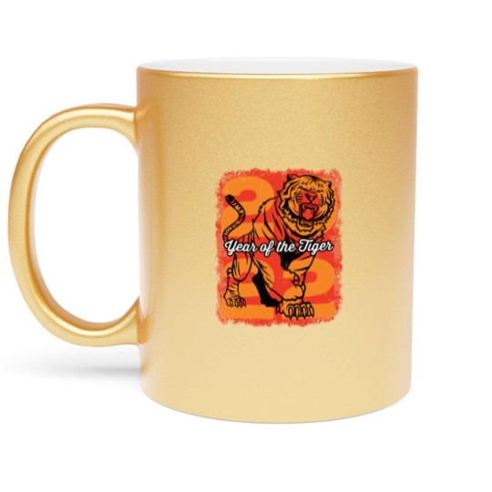 Discover Year of the Tiger 2022 - Year Of The Tiger - Metallic Mugs