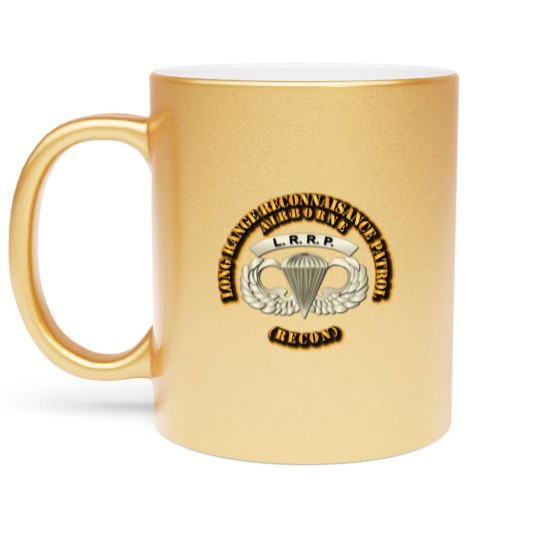 Discover Airborne Badge - LRRP - Veteran - Metallic Mugs