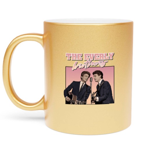 Discover The Everly Brothers Vintage - Everly Brothers - Metallic Mugs