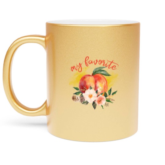 Discover My Favorite Peach Metallic Mugs