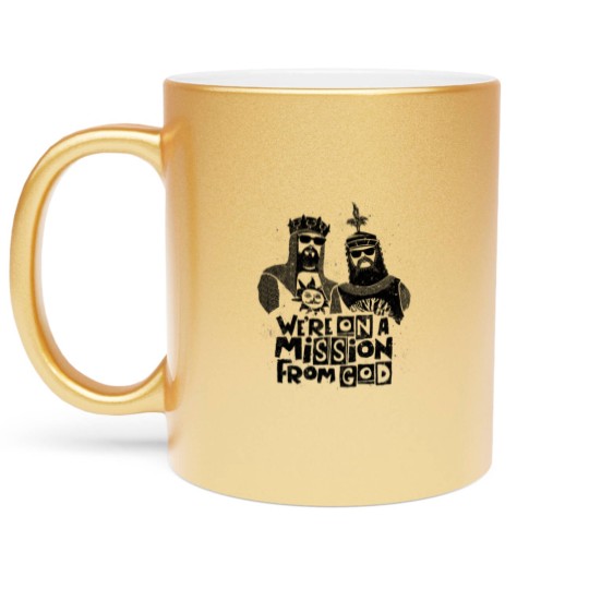 Discover The Blues Brethren - Monty Python And The Holy Grail - Metallic Mugs
