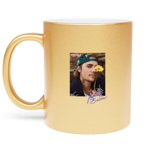 Discover Justin Bieber Signature Tour 2022 Metallic Mugs