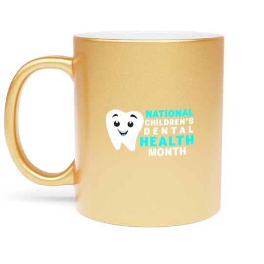 Discover Dental Health - National Children's Dental Health Month Metallic Mugs