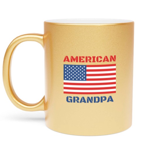Discover American Grandpa Metallic Mugs