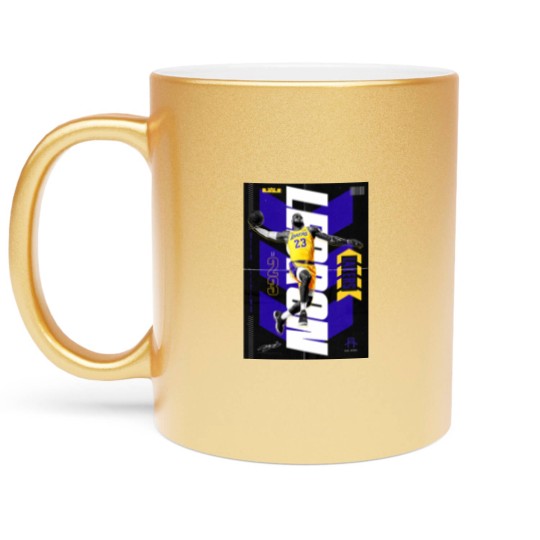 Discover LEBRON JAMES - Lebron James - Metallic Mugs