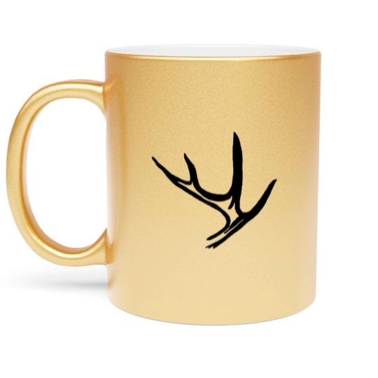 Discover White Tail Deer Antler Metallic Mugs