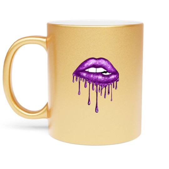 Discover Drip Purple Lips - Lips - Metallic Mugs