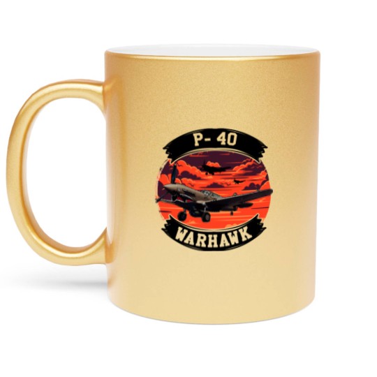 Discover P-40 WARHAWK FORMATION - P 40 Warhawk - Metallic Mugs