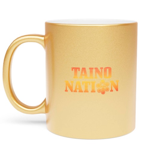 Discover Sun Taino Metallic Mugs