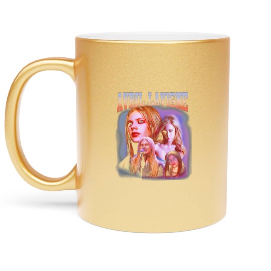 Discover Vintage 90s Avril Lavigne Metallic Mugs