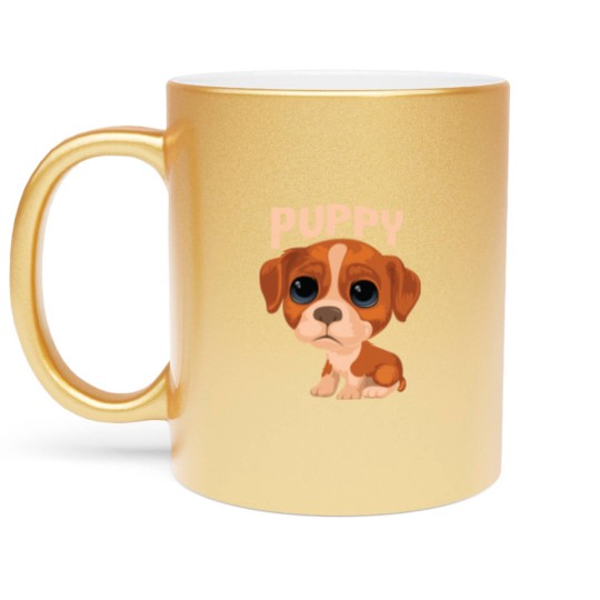 Discover Puppy - Puppy - Metallic Mugs