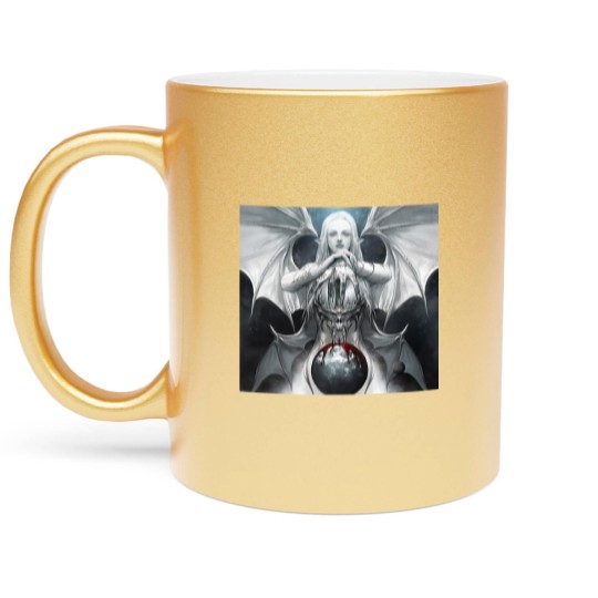 Discover Grimes Original Miss Anthropocene Cover Premium Metallic Mugs