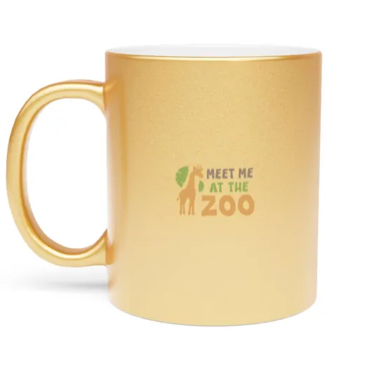 Discover Meet me at the zoo Metallic Mugs
