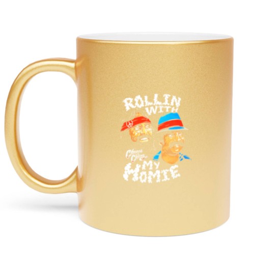 Discover Cheech & Chong Rollin With My Homie Metallic Mugs