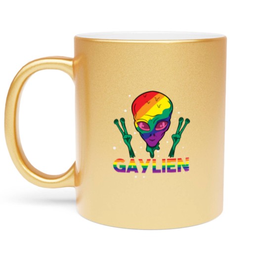 Discover LGBT Metallic Mugs