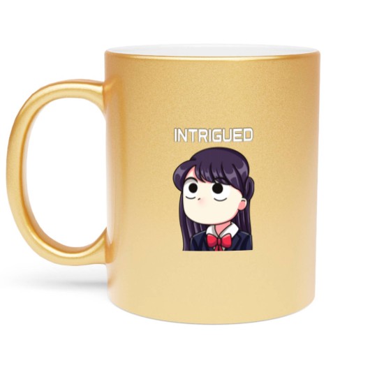 Discover Komi Can't Communicate - intrigued - Komi Cant Communicate - Metallic Mugs