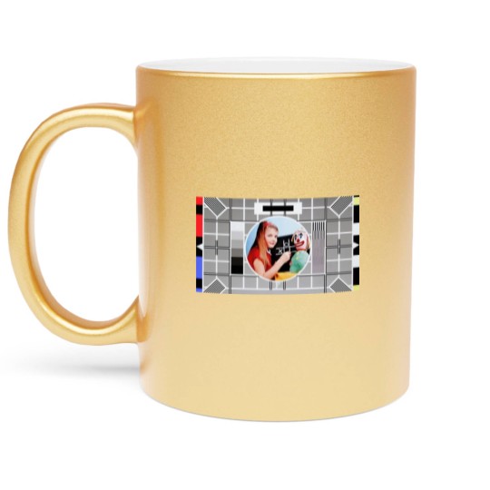 Discover BBC test card F featuring 008 Metallic Mugs