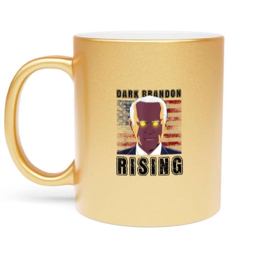 Discover Dark Brandon Rising Metallic Mugs
