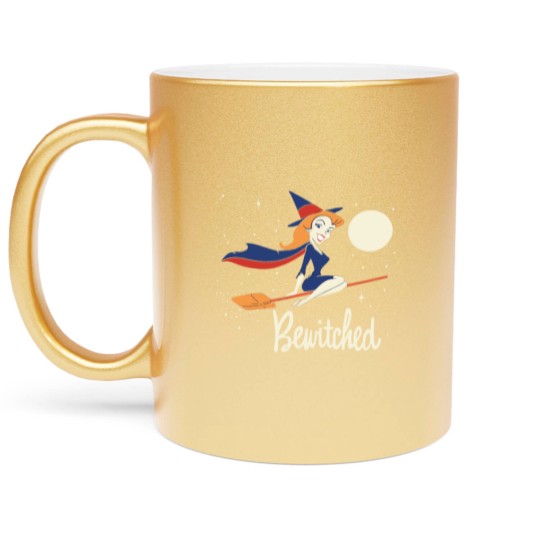 Discover bewitched vintage witchcraft Metallic Mugs