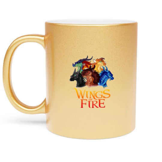 Discover Love Dragons Graphic Wings Of Fire Manga Series Metallic Mugs