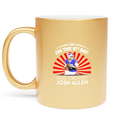 Discover Funny Josh Allen Metallic Mugs