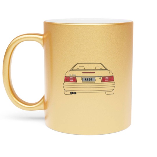 Discover R129 - SL - Rear- Black Metallic Mugs