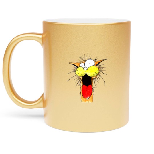 Discover Ack! - Bill The Cat - Metallic Mugs