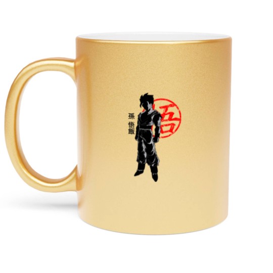 Discover Crimson Gohan - Gohan - Metallic Mugs