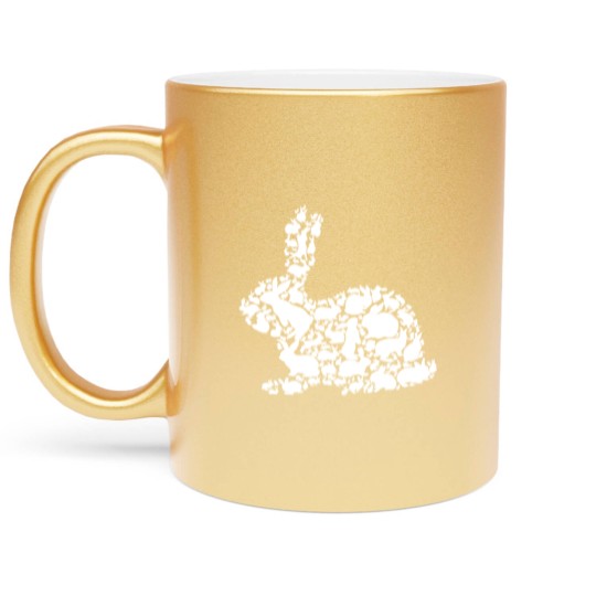 Discover Love rabbit kid Metallic Mugs Metallic Mugs