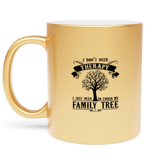 Discover Genealogy My Family Tree Metallic Mugs Metallic Mugs