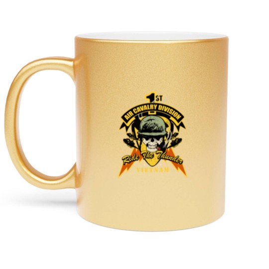 Discover 1St Air Cavalry Division Metallic Mugs