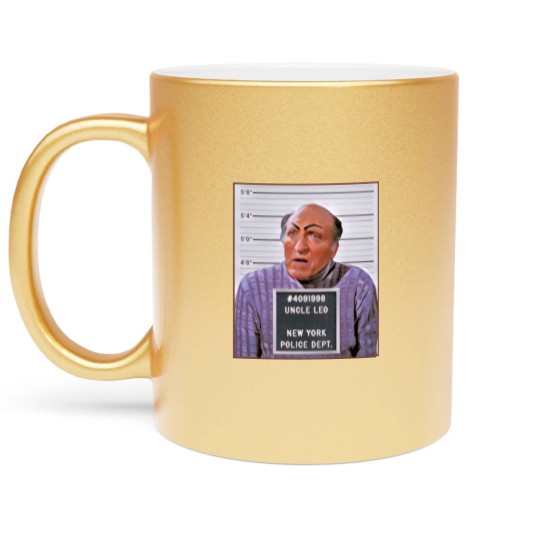 Discover Uncle Leo Mugshot - Seinfeld - Metallic Mugs