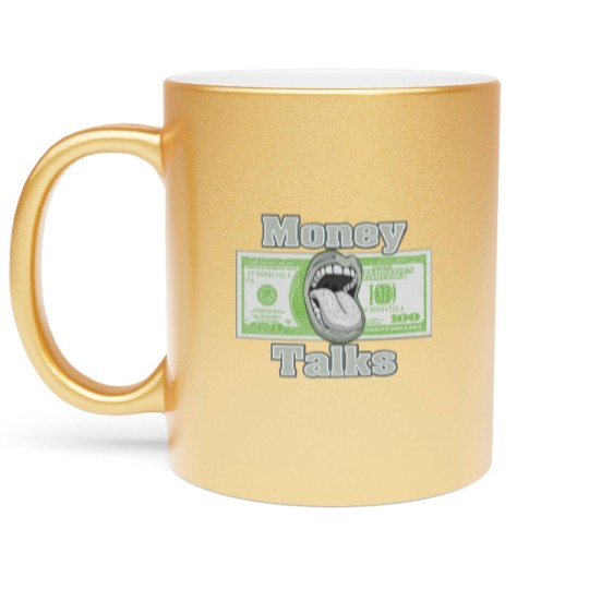 Discover Money Talks Metallic Mugs to Match Jordan Retro 5 Green Bean