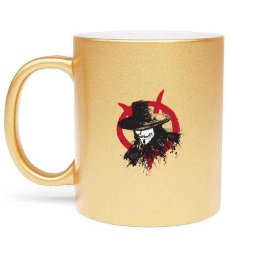 Discover Revolution is Coming - V For Vendetta - Metallic Mugs